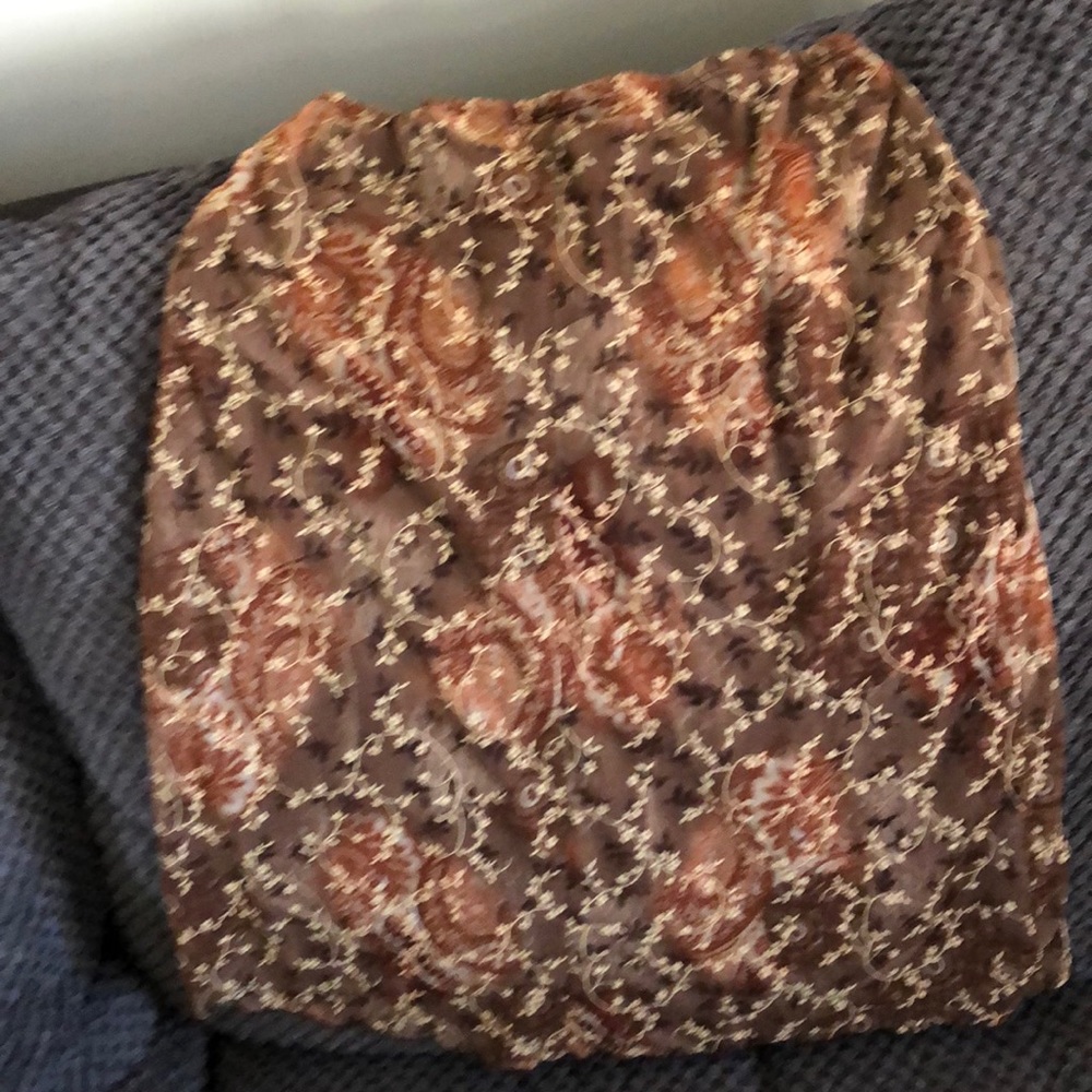 Brown skirt